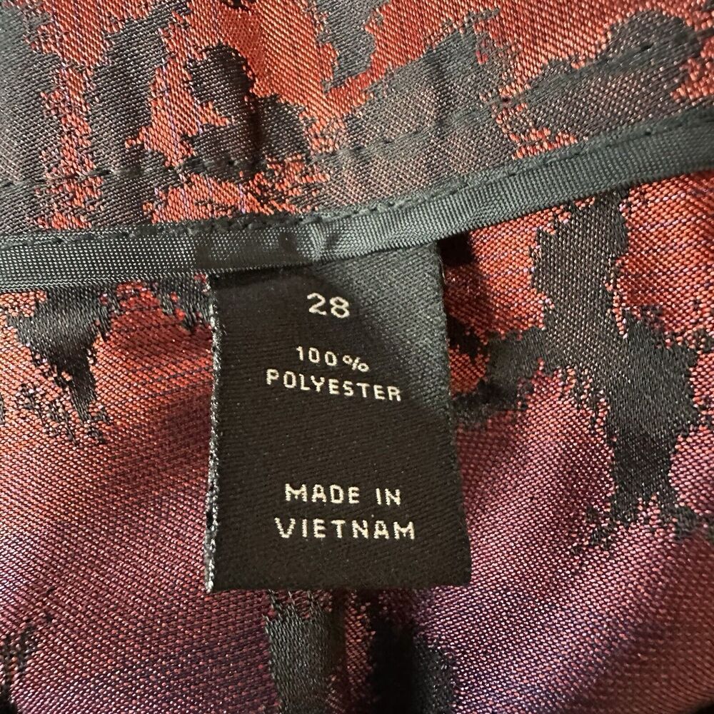 Lane Bryant Skirt Plus Size 28 4X A-Line Satin Black Witch Goth Skater Grunge - Picture 9 of 11